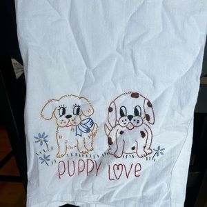 Hand stitched flour sack kitchen towels